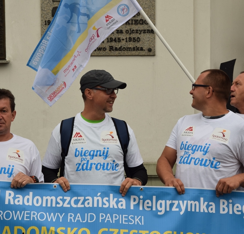 Pielgrzymka do Częstochowy. Biegiem i na rowerze