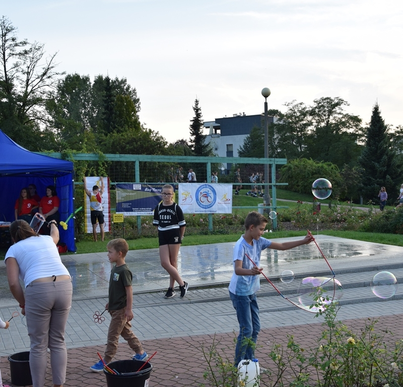 II Radomszczański Bieg Nocny w parku Solidarności 