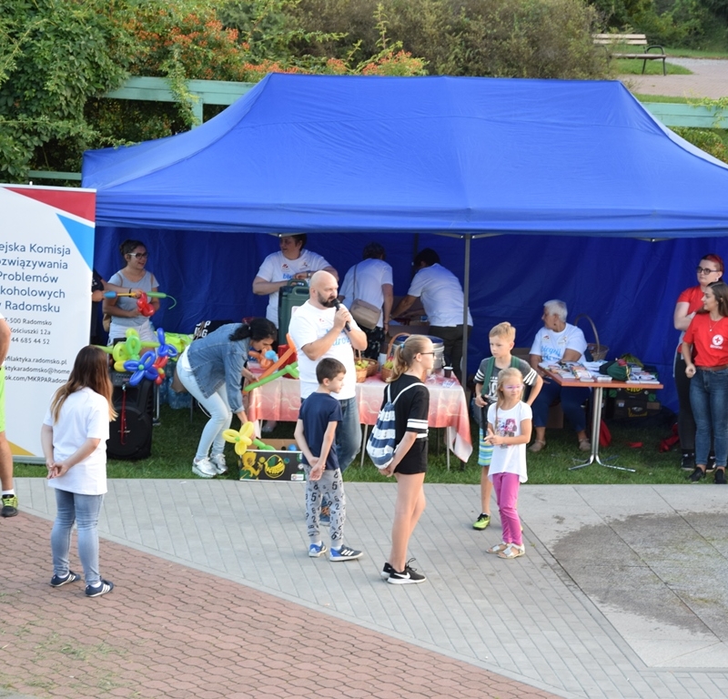 II Radomszczański Bieg Nocny w parku Solidarności 