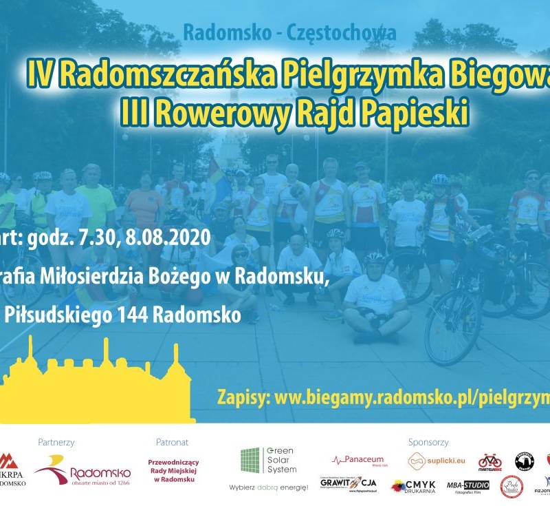 Ruszyły zapisy na IV Radomszczańską Pielgrzymka Biegowa i III Rowerowy Rajd Papieski