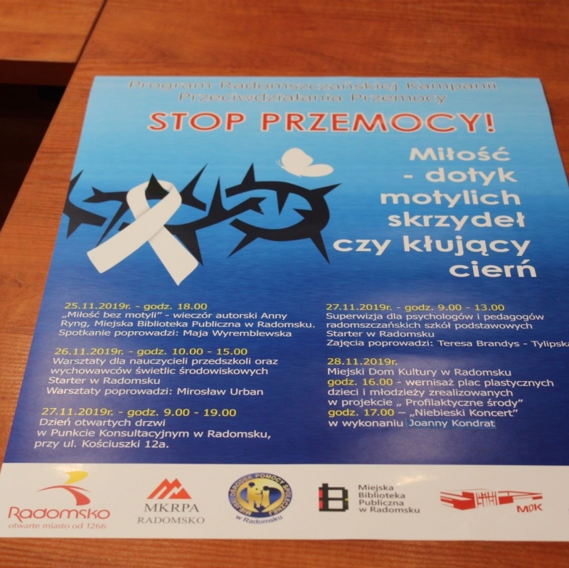 Początek Radaomszczańskiej Kampanii Przeciwdziałania Przemocy 