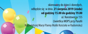 Zaproszenie na piknik profilaktyczny „Chce mi się chcieć”